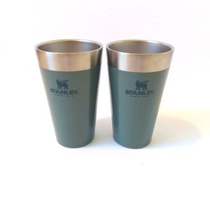 2 NWOT Stanley Adventure Stacking Beer Pint Glasses